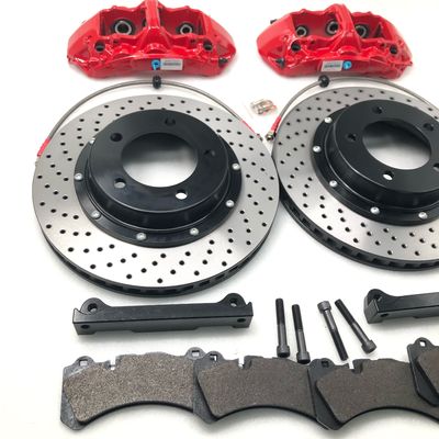 Jekit Red Aluminun Brake Caliper GT6 362*32mm Drilled Disc System