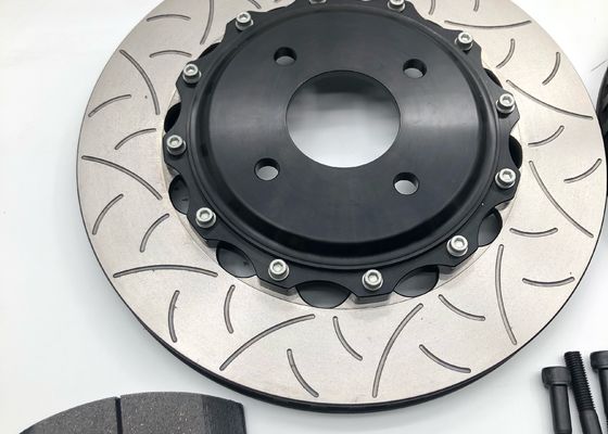 AP9200 18In Wheel Front Car Brake Kit Yellow 4 Pot Caliper 355*28mm