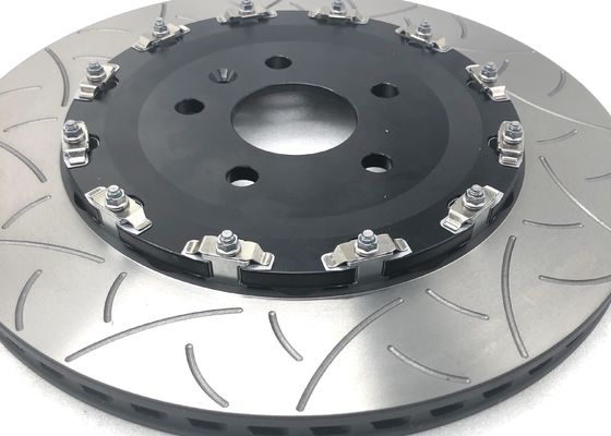 380mm Disc 8 Pot Brakes Black Aluminum Caliper Full Floating Bell