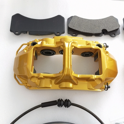 6 Pots Gold Brake Caliper 380*34mm Disc For Nissan GTR R35