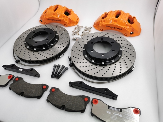 20 Rim Big Brake Kit Brembo 19Z 370*36mm Drilled Slots Disc Logo Custom