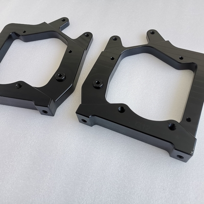 Oxidation Black Aluminum Bracket For Car Rear Double Caliper