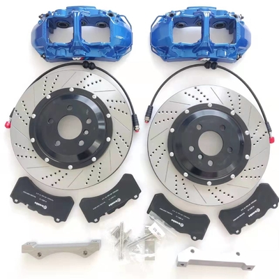 Blue GT6 6 Pot Caliper 380X34 Disc Brake Line For BMW E70