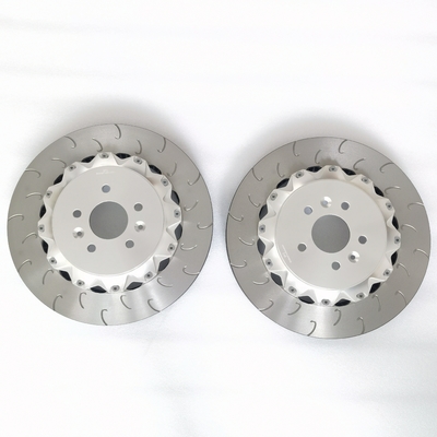 20 Inch Wheel Auto Brake Discs 370*36mm J Hook Center Bell For Megane RS4