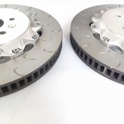 20 Inch Wheel Auto Brake Discs 370*36mm J Hook Center Bell For Megane RS4