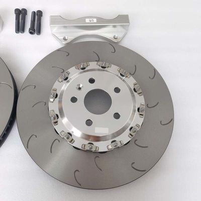 380*36mm J Hook Floating Bell Front Brake Discs For Audi TT RS