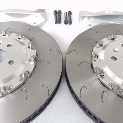 380*36mm J Hook Floating Bell Front Brake Discs For Audi TT RS