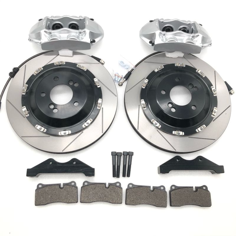 Jekit Sliver Brake Caliper 355x28mm Iron Rotor 4 Pots Brake Kit