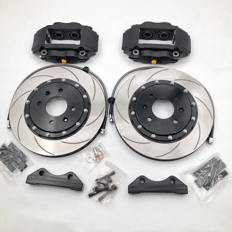 295*24mm 4 Pot Brake Kit Caliper Aluminum 16in Rim Front Wheel