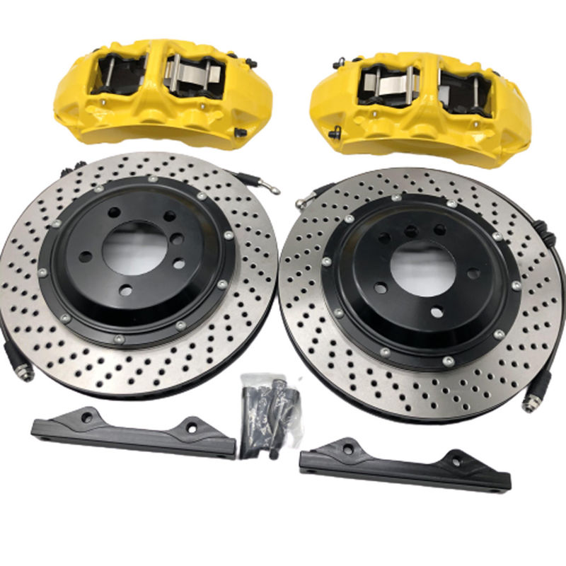 Yellow 6 Pot GT6 Caliper Brake Kit Disc 355x32mm For Toyota Highlander