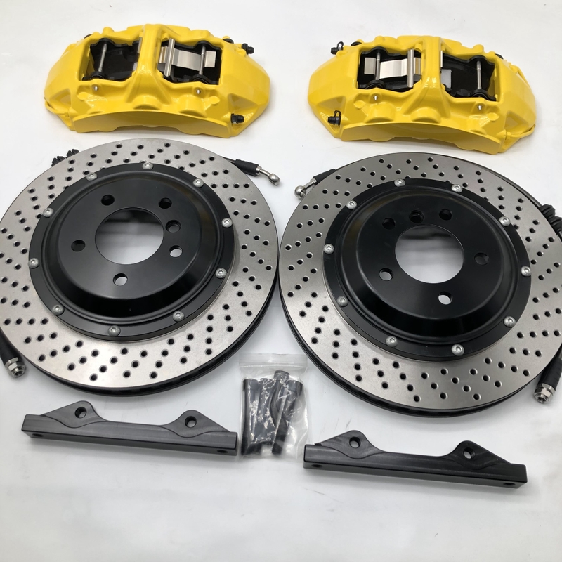 HT250 Cast Iron 6 Pot Brake Kit Caliper 355x32mm Aluminum Brake Rotor For 987
