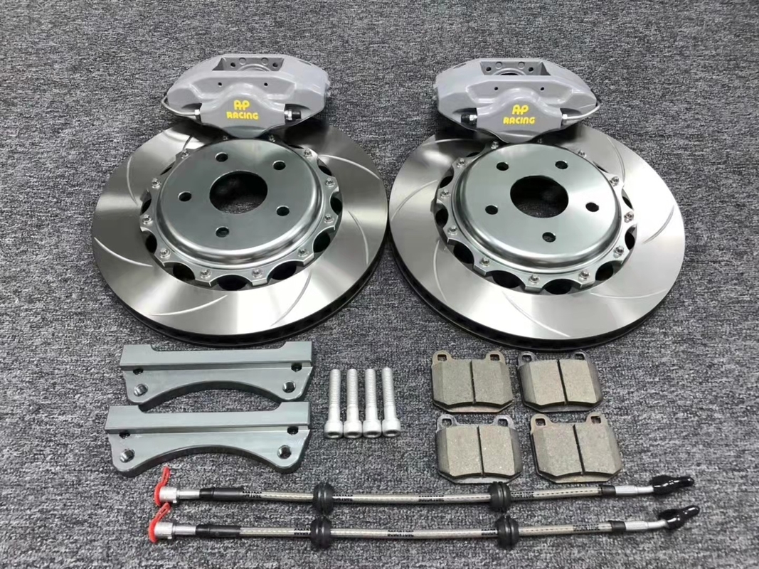 Rear 2 Pot Caliper Ap7700 330*24mm Auto Brake Discs For Bmw E92 M3 Logo Customized