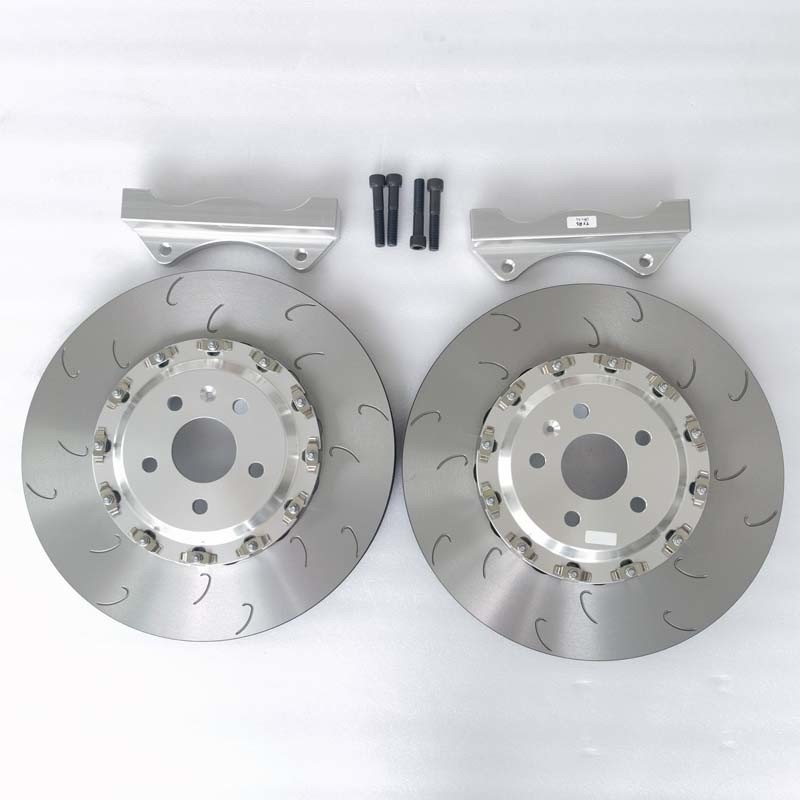 380*36mm J Hook Floating Bell Front Brake Discs For Audi TT RS
